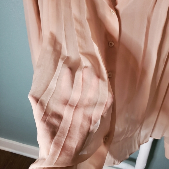 Bcbgeneration Sheer long sleeve blouse Large - Picture 4 of 11